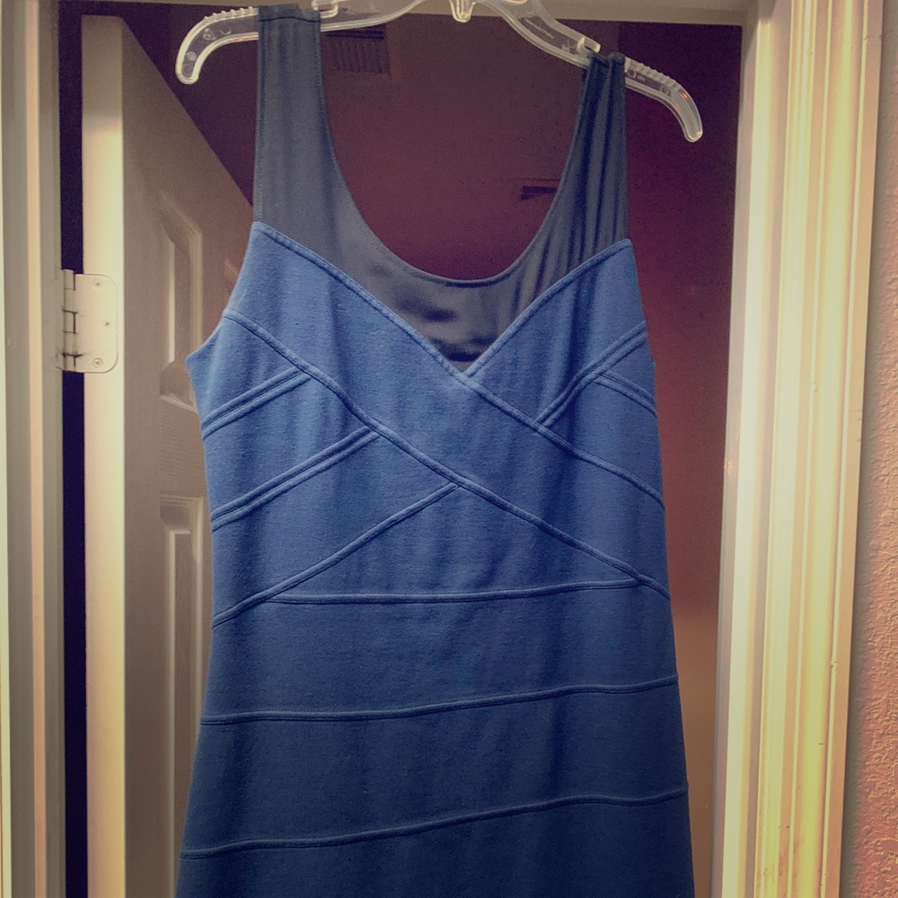 Express blue dress
